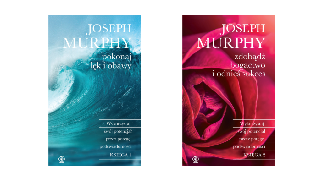 Okładki książek J. Murphy Księga 1 i 2. 